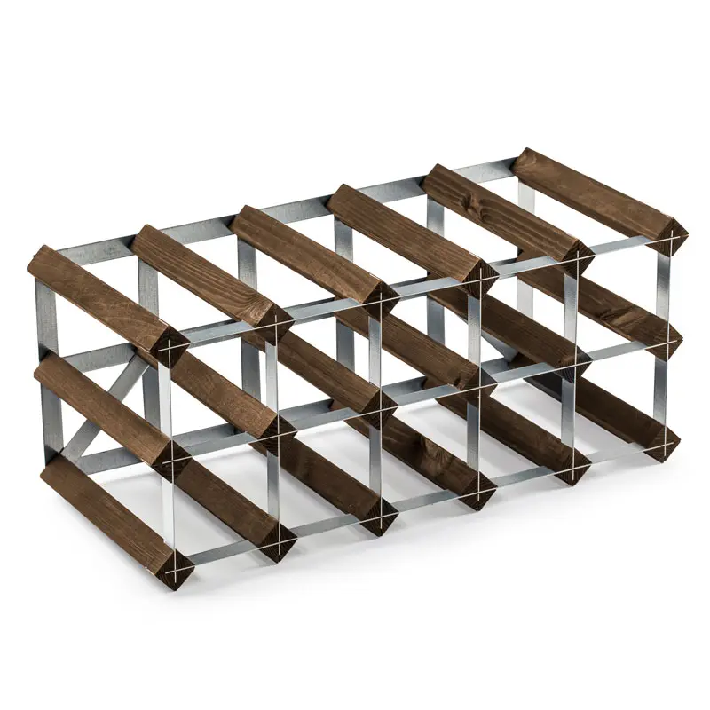 Traditional Wine Rack Co. viinipulloteline 15 pullolle