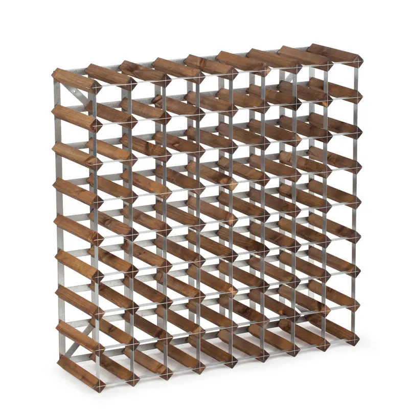 Traditional Wine Rack Co. viinipulloteline 72 pullolle