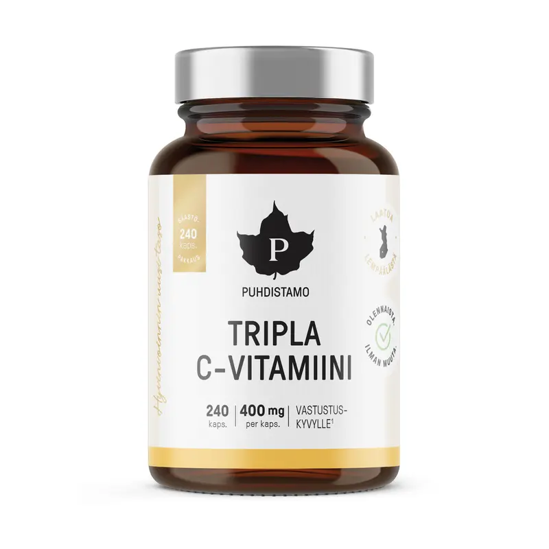 Tripla C-vitamiini 400 mg, 240 kaps