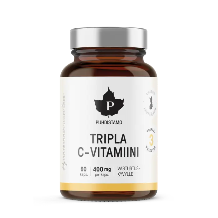 Tripla C-vitamiini 400 mg, 60 kaps