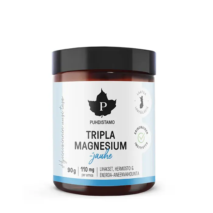 Tripla Magnesiumjauhe 90g