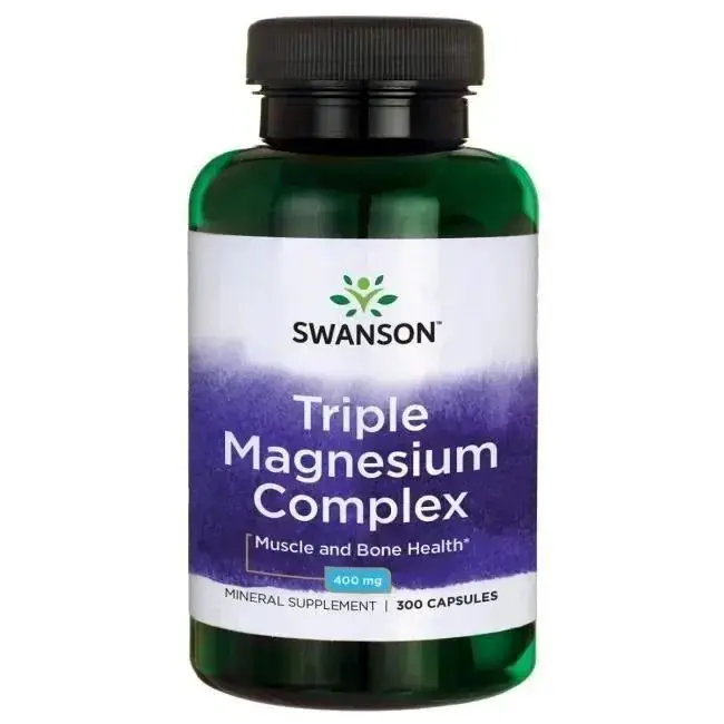Triple Magnesium Complex 400 mg 300 kaps, Swanson