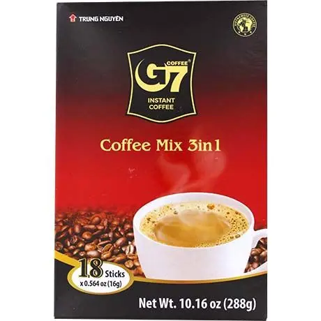 TRUNG NGUYEN COFFEE MIX IN A BOX 24KPL X 18PCS X16G