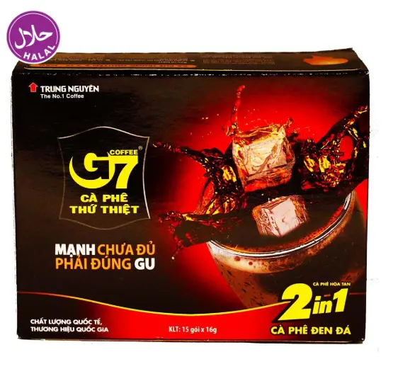 TRUNG NGUYEN, G7 BLACK ICED COFFFEE 15X16G