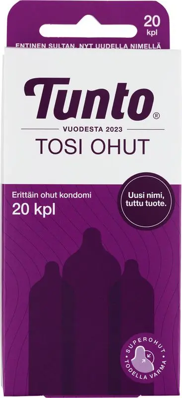 Tunto Tosi Ohut Kondomi