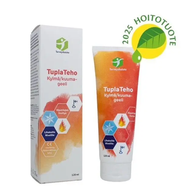 TuplaTeho Kylmä/kuumageeli 120ml, Terveyskaista