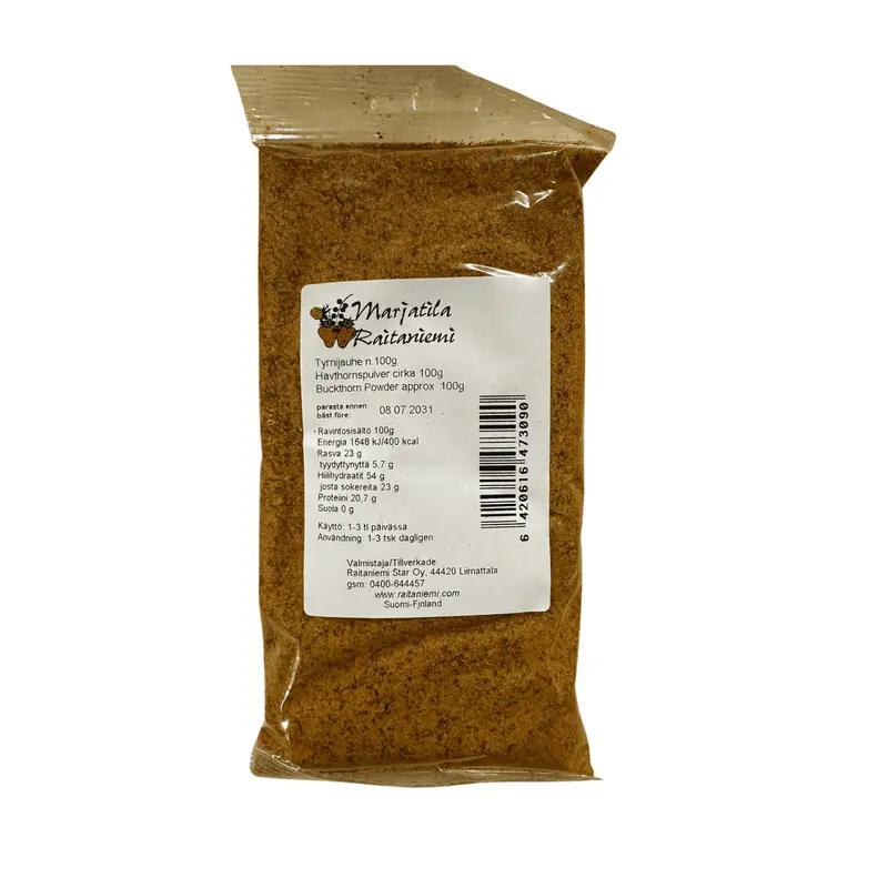 Tyrnijauhe 100g, Raitaniemi
