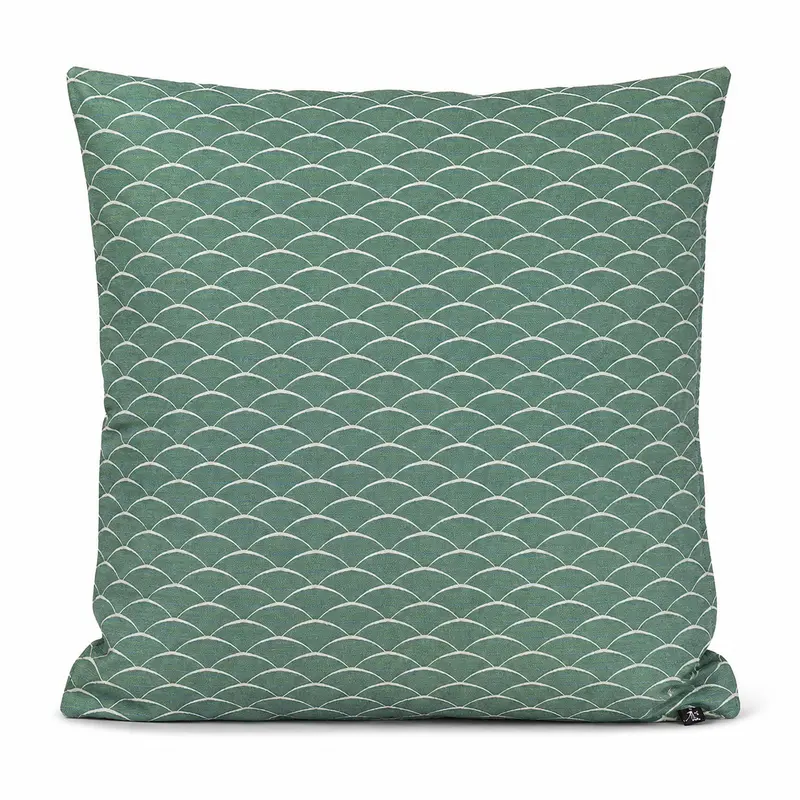 Tyynynpäällinen Tsumugi-kangas, Vihreä - 50x50 cm
