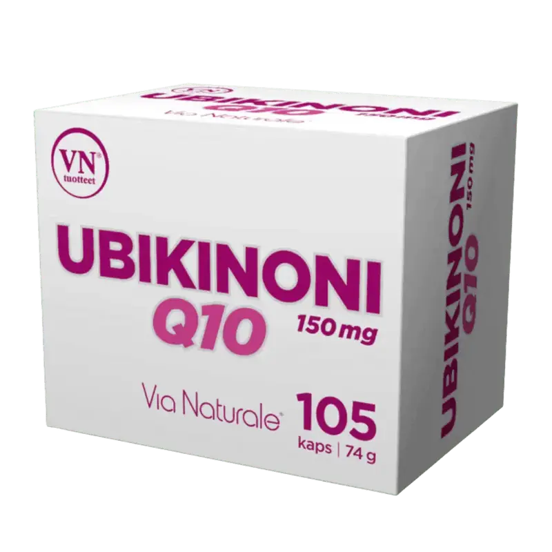 Ubikinoni Q10 150mg 105 kaps, Via Naturale