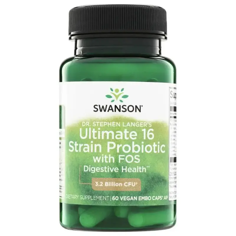 Ultimate 16 Strain Probiotic with FOS 60 kaps, Swanson