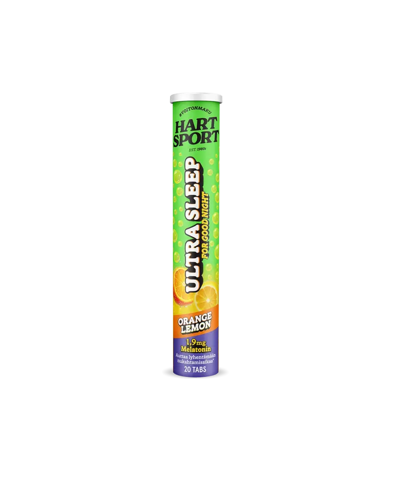 Ultra Sleep Melatoniiniporetabletit - Appelsiini&Sitruuna 20 Poretablettia