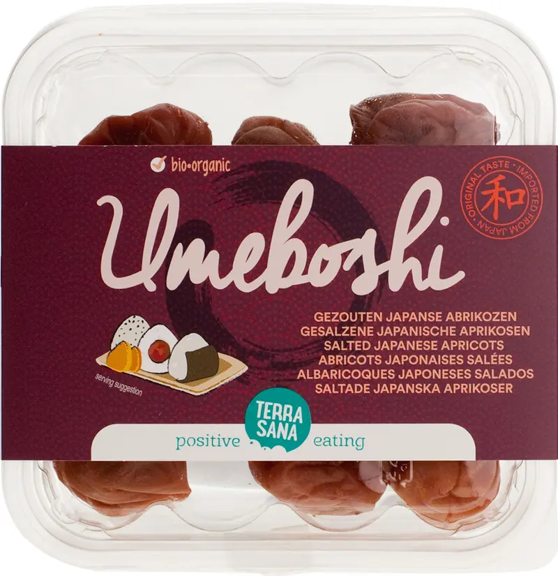 Umeboshi, pikkelöity ume-hedelmä, 150 g