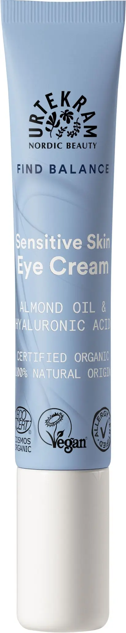 Urtekram Find Balance Fragrance Free Silmänympärysvoide