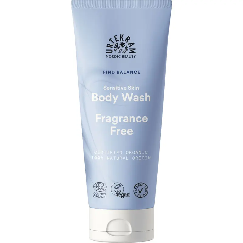 Urtekram Find Balance Fragrance Free Suihkugeeli