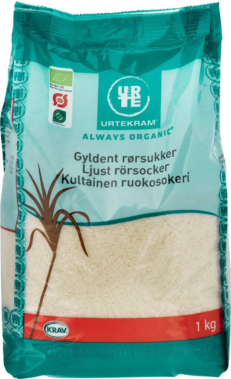 Urtekram Luomu Kultainen Ruokosokeri