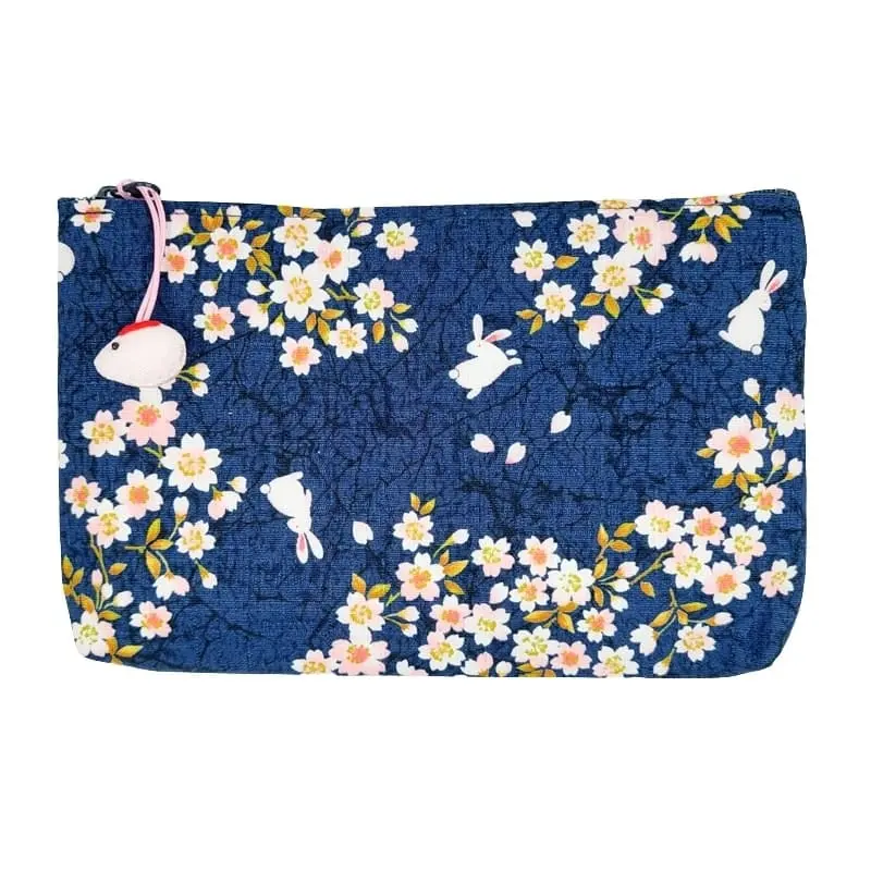 Usagi Sakura japanilainen kytkin laukku sininen