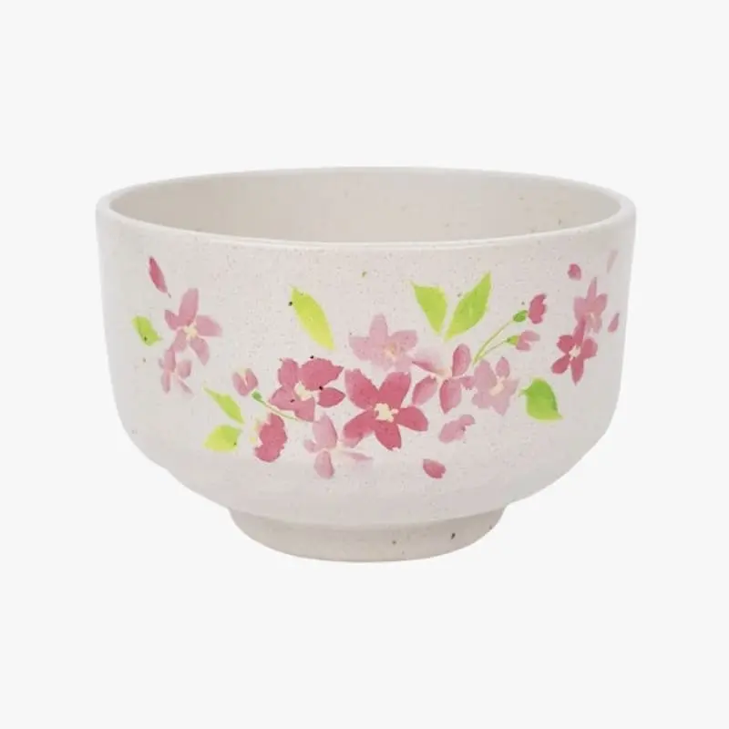 Vaaleanpunainen Sakura japanilainen Matcha kulho