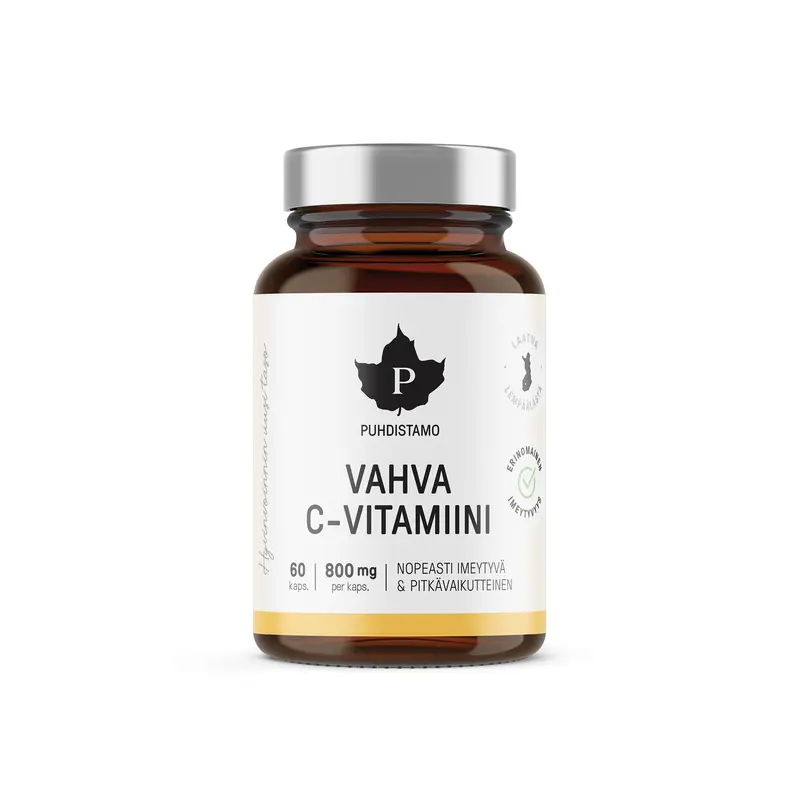 Vahva C-vitamiini 800 mg, 60 kaps