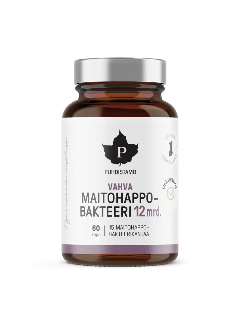 Vahva Maitohappobakteeri 12 mrd. - 60 kaps