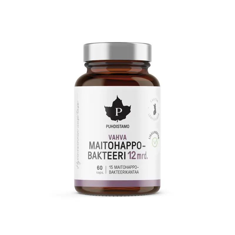 Vahva Maitohappobakteeri 12 mrd. 60 kaps