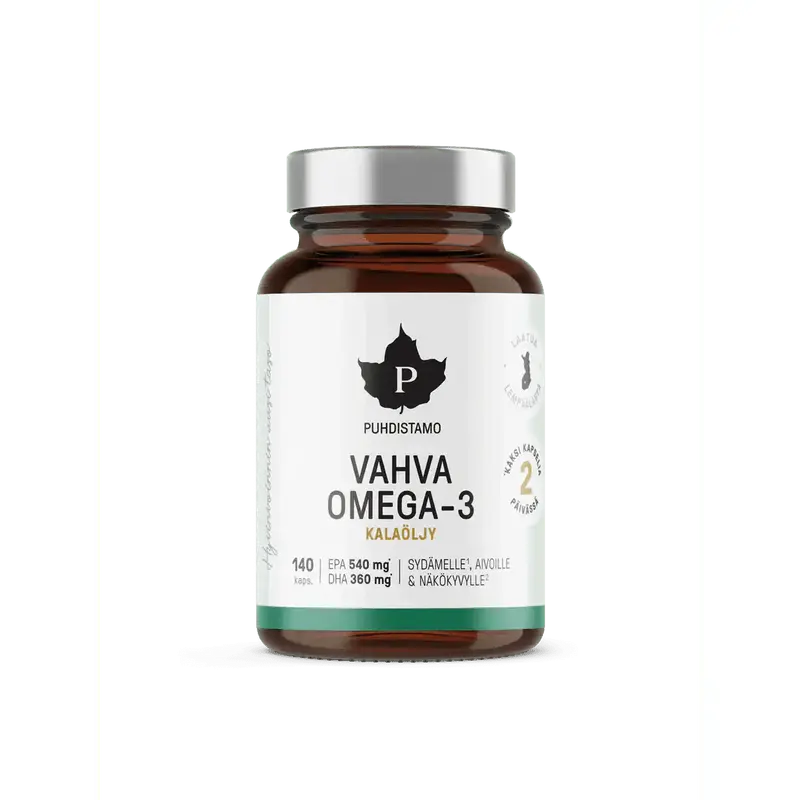 Vahva Omega-3, 140 kaps, Puhdistamo