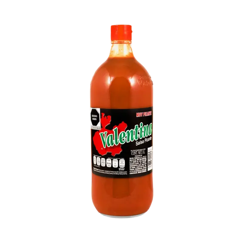 Valentina Salsa Muy Picante ISO PULLO 1000ml