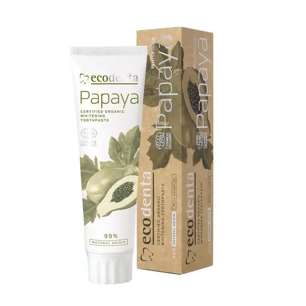 Valkaiseva hammastahna, papaija, 75 ml