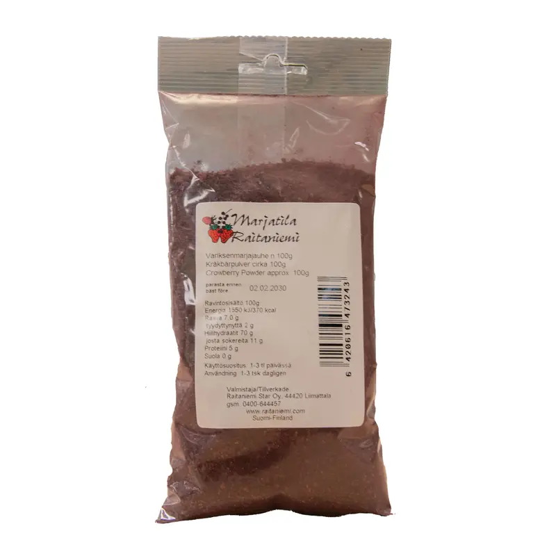 Variksenmarjajauhe, 100g