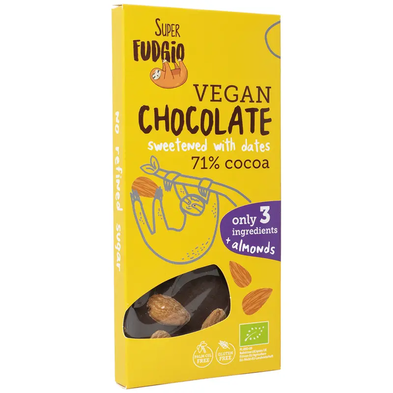 Vegaaninen suklaa, manteli 100 g
