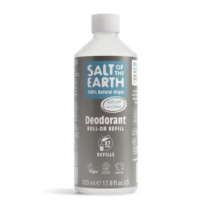 Vetiver&sitrus miesten roll-on täyttöpullo 525 ml