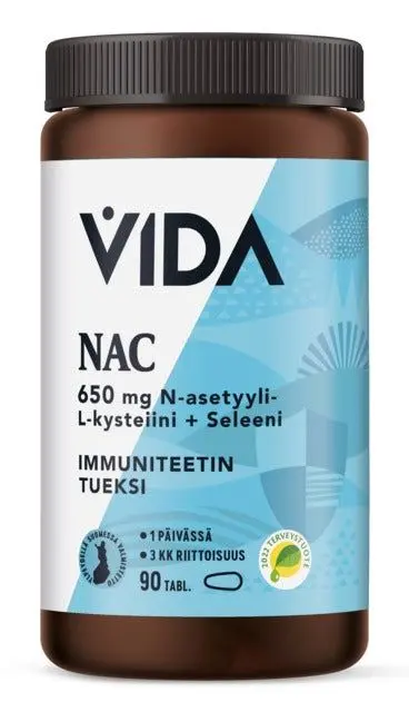 Vida NAC 650 mg + Seleeni