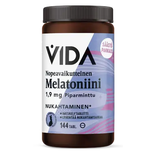 Vida Nopeavaikutteinen Melatoniini 1,9 mg