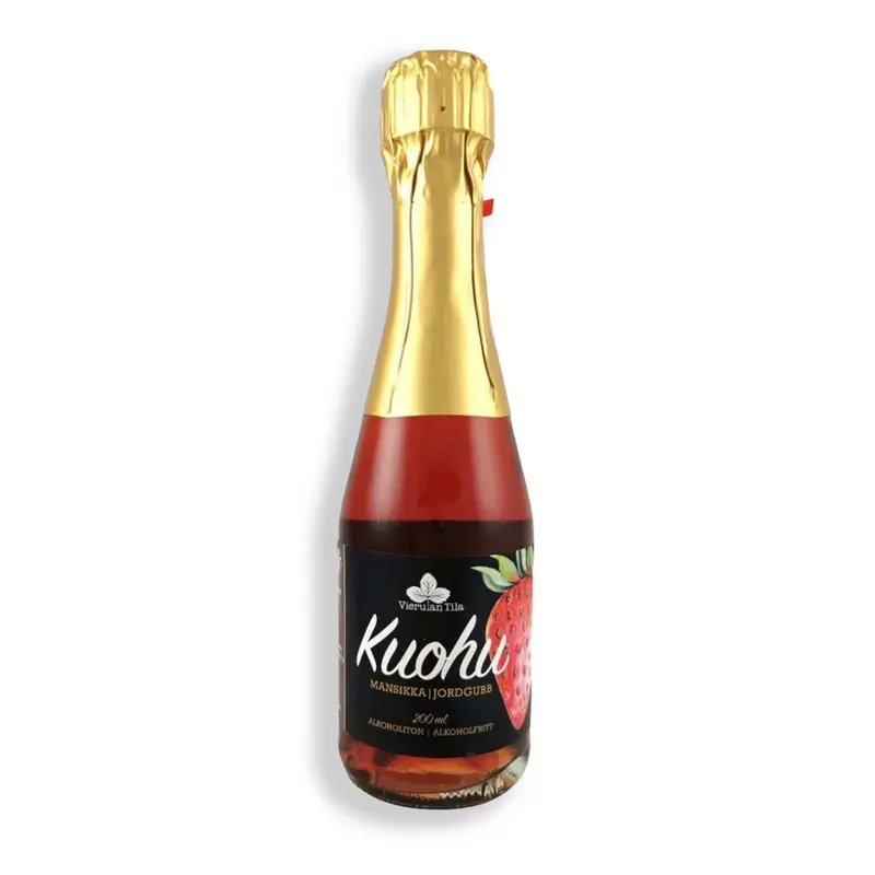 Vierulan Kuohu, mansikka piccolo 0,2l