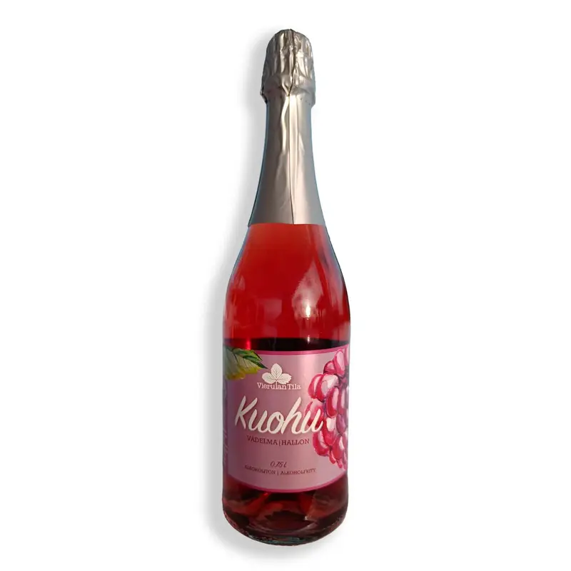 Vierulan Kuohu, vadelma 0,75l