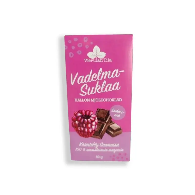 Vierulan Vadelmasuklaa