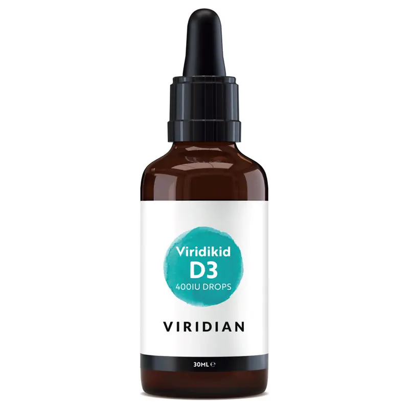 ViridiKid lasten D3-vitamiinitipat, 30 ml