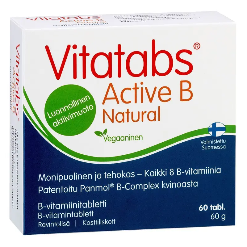 Vitatabs® Active B-vitamiini Natural 60tabl.