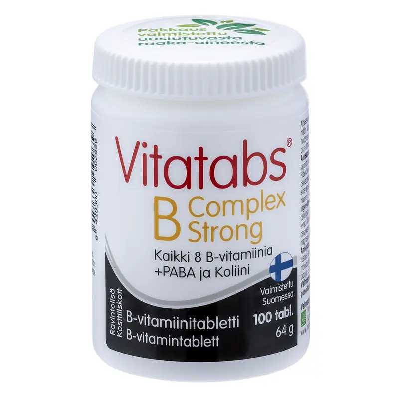 Vitatabs B-Complex Strong, vahva B-vitamiini 100tabl.