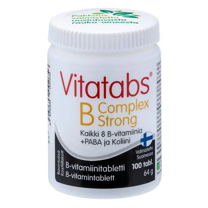 Vitatabs B-Complex Strong - Vahva B-vitamiinitabletti 100 kpl