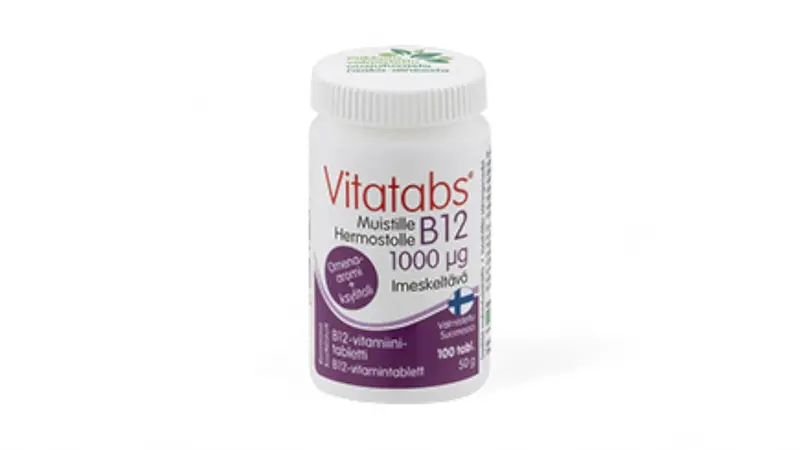 Vitatabs B12 1000µg omena 100 tabl