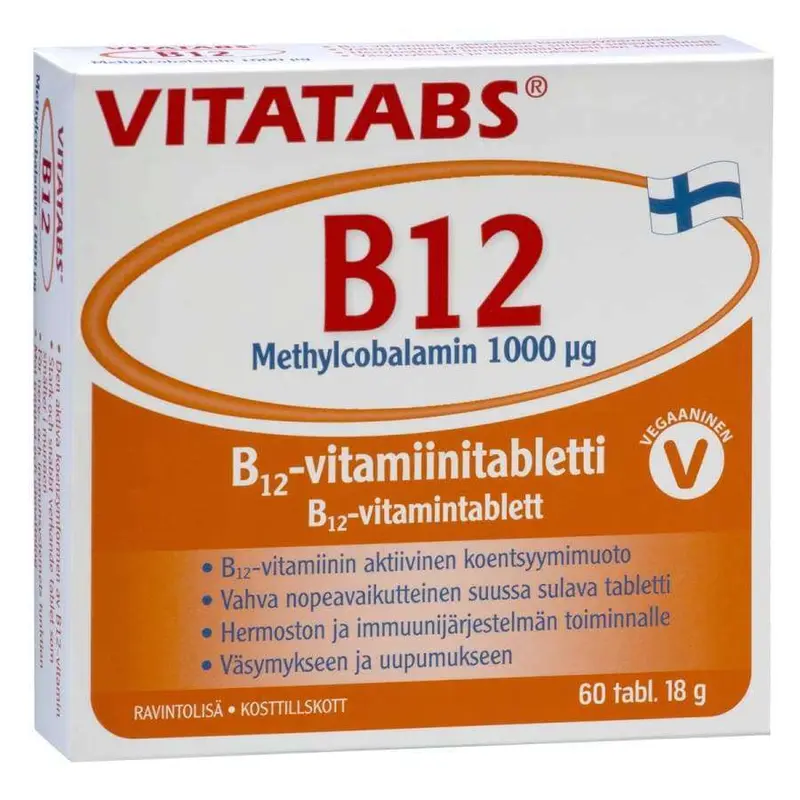 Vitatabs B12 Methylcobalamin 1000