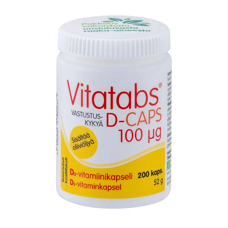 Vitatabs D-Caps 100 mikrog