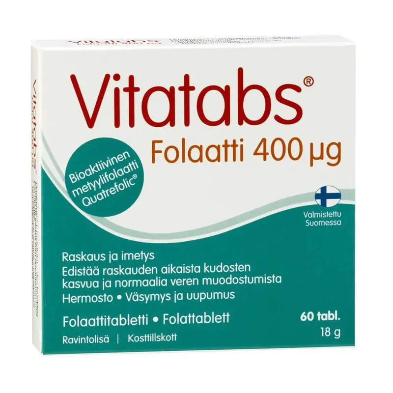 Vitatabs Folaatti 400 µg 60tabl.