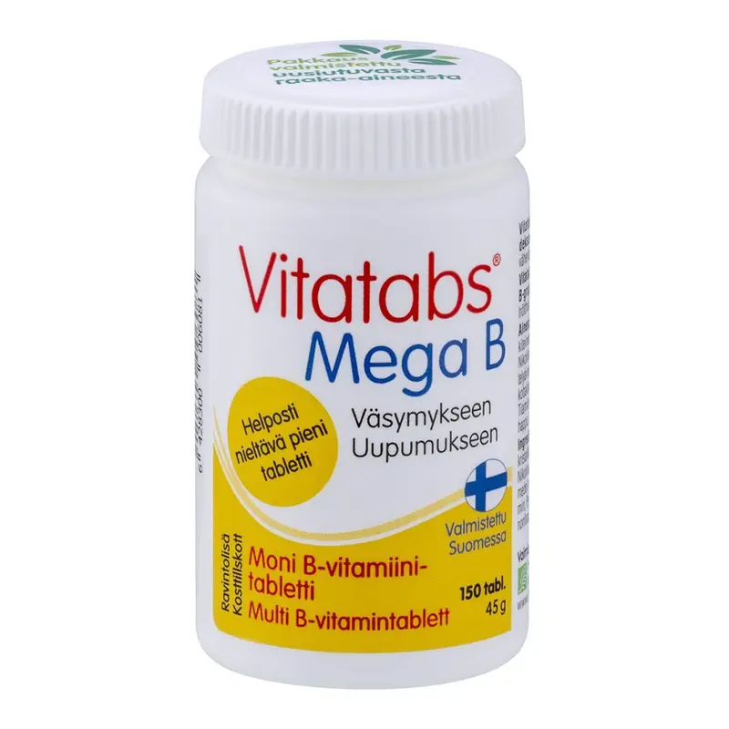 Vitatabs Mega B -Moni B-vitamiini 150 tabl.