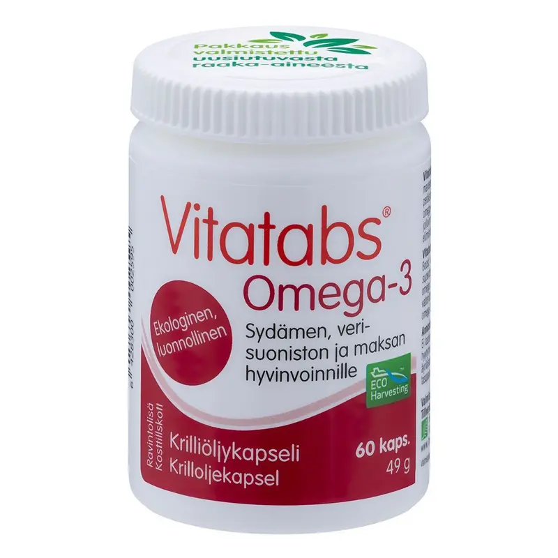 Vitatabs Omega-3 Krilliöljy 60 kaps. Hankintatukku