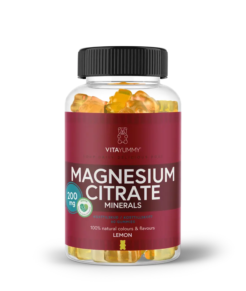 VitaYummy Magnesiumsitraatti - Lemon (60 kpl)