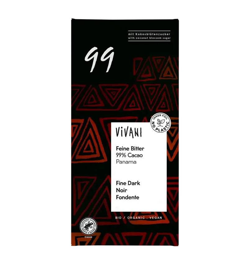 Vivani Luomu Tummasuklaa 99 %