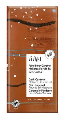 Vivani Tumma Suklaa Mallorca 62%, 100g