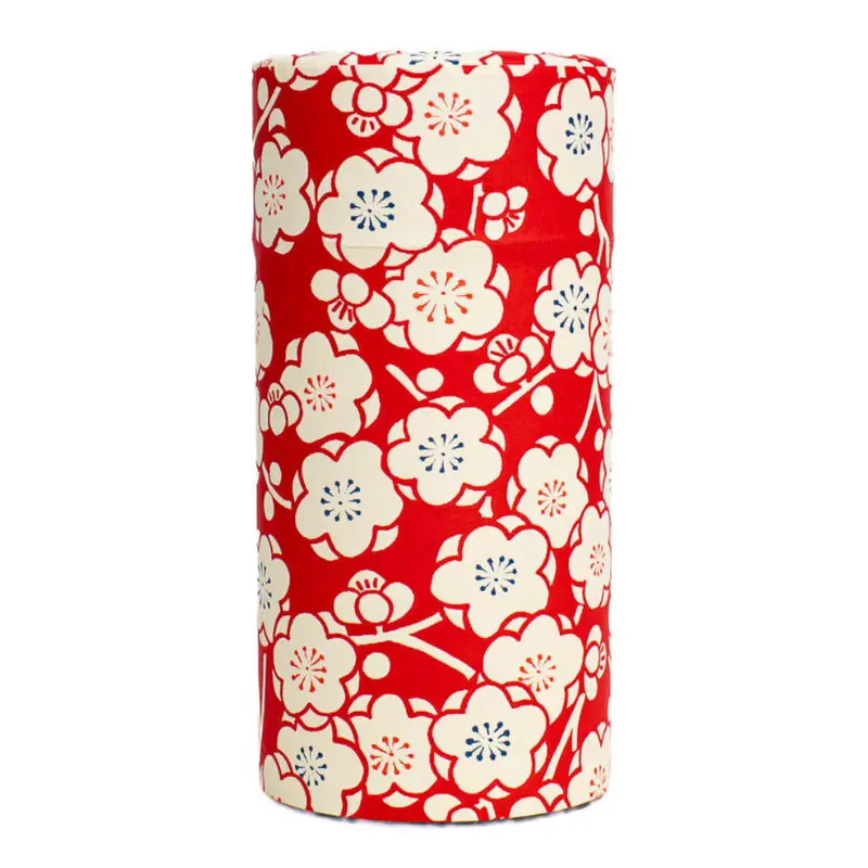 Washi-Teepurkki - Ume Punainen