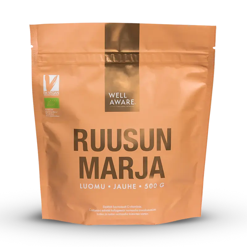 WellAware Luomu Ruusunmarjajauhe